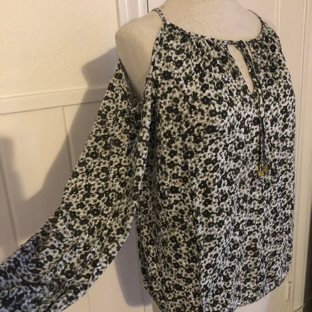 Michael Kors Cold Shoulder Top (Size M)